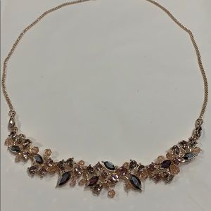 5/$30! MIX & MATCH! Vintage Style Rose Gold Rhinestone & Bead Necklace